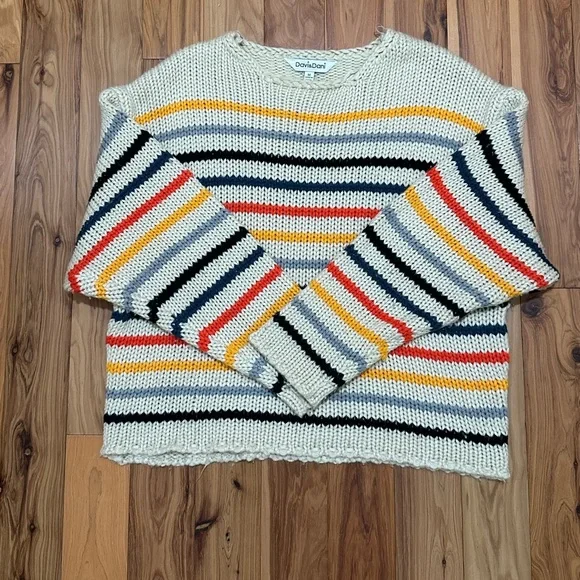 DAVI & DANI Colorful Striped Sweater - Picture 4 of 6
